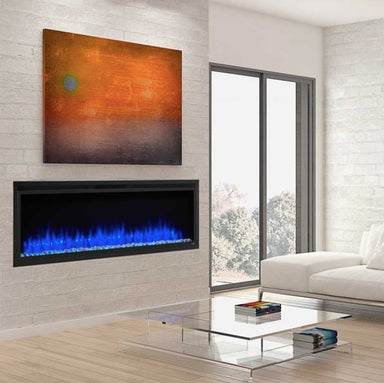 Monessen Allusion PLATINUM SF-ALLP60-BK 60" Recessed Linear Electric Fireplace - Upzy.com