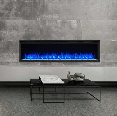 Monessen Allusion PLATINUM SF-ALLP72-BK 72" Recessed Linear Electric Fireplace - Upzy.com