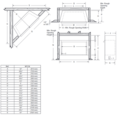 Monessen Hearth 32" Symphony VFC32 Vent-Free Traditional Gas Fireplace - Upzy.com