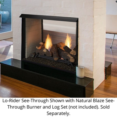 Monessen Lo-Rider LSTF36-B SEE-THROUGH 36" CF VF Firebox Traditional Refractory Firebrick - Upzy.com