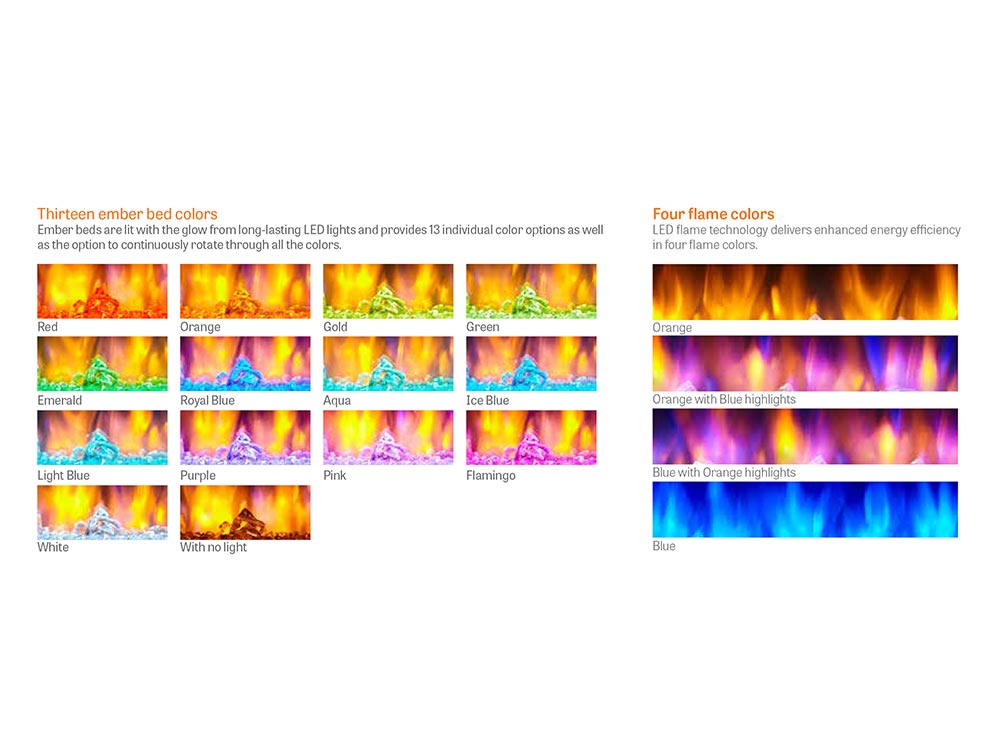 Monessen SimpliFire Scion Trinity SF-SCT43-BK 43" Clean Face Linear Electric Fireplace - Upzy.com