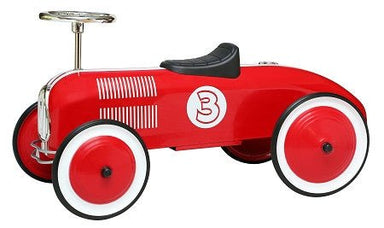 Morgan Cycle Classic Red Racer Kids Foot to Floor Ride On Car 71124 - Upzy.com