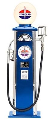 Morgan Cycle Gas Pump Lamp Clock - Upzy.com