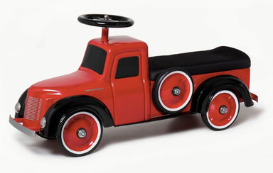 Morgan Cycle Little Red Pickup Truck Steel Foot to Floor Scoot-Ster Ride-On Car, 71132 - Upzy.com