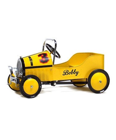 Morgan Cycle Retro Style Steel Body-Powered Pedal Kids Ride-On Car - Upzy.com