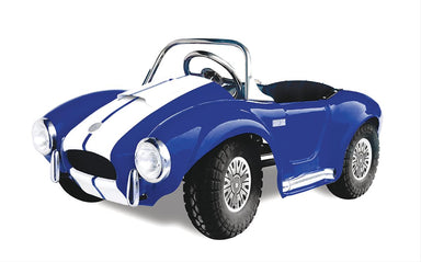 Morgan Cycle Shelby Cobra Steel Kids Ride-On Pedal Car Limited Edition, Blue - Upzy.com