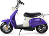 MotoTec 24V Kids Electric Moped, MT-EM_Purple - Upzy.com