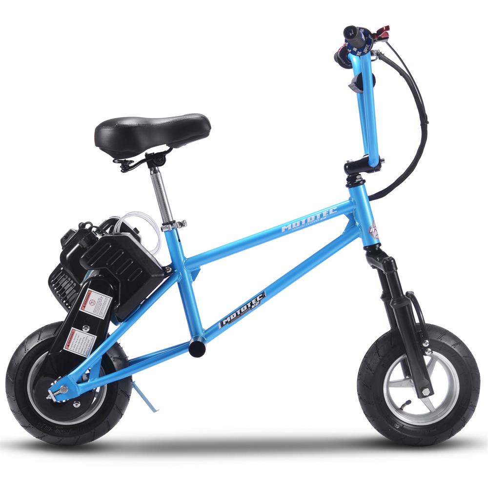 MotoTec 49cc 2-Stroke V2 Kids EPA Approved Gas Mini Bike Scooter - Upzy.com