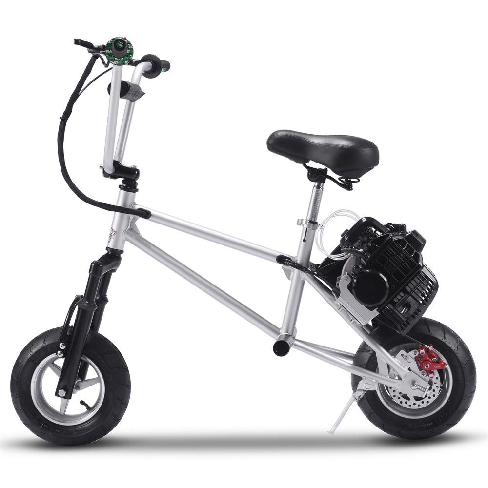 MotoTec 49cc 2-Stroke V2 Kids EPA Approved Gas Mini Bike Scooter - Upzy.com