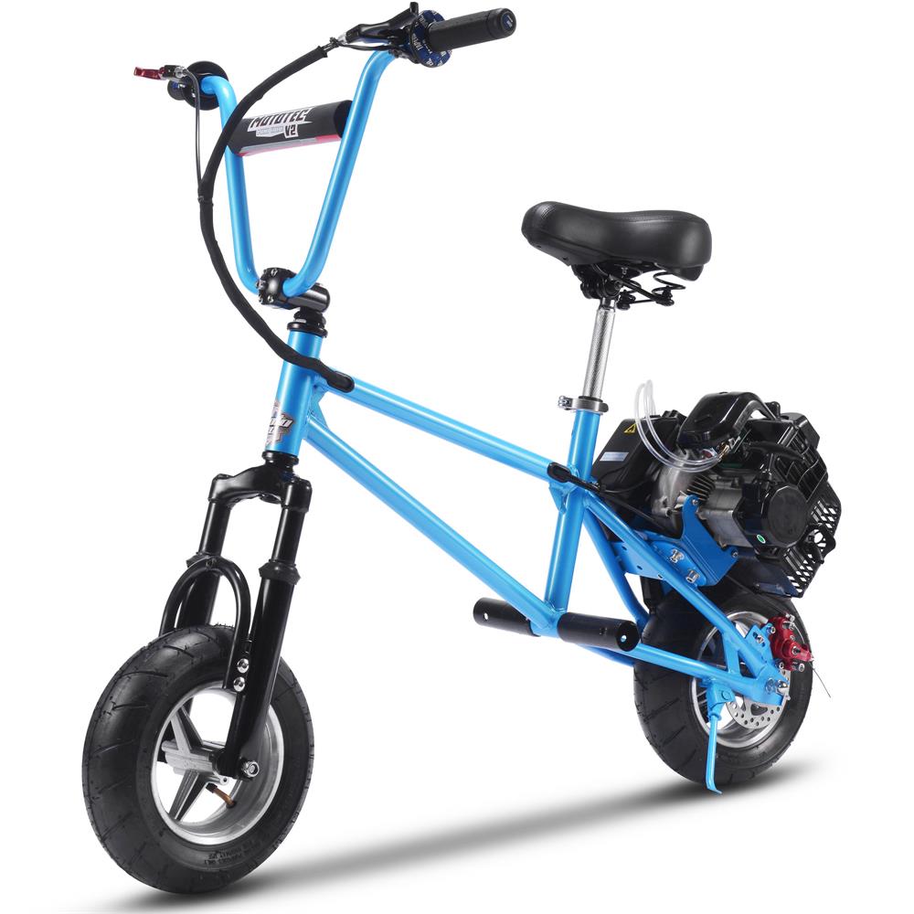 MotoTec 49cc 2-Stroke V2 Kids EPA Approved Gas Mini Bike Scooter - Upzy.com