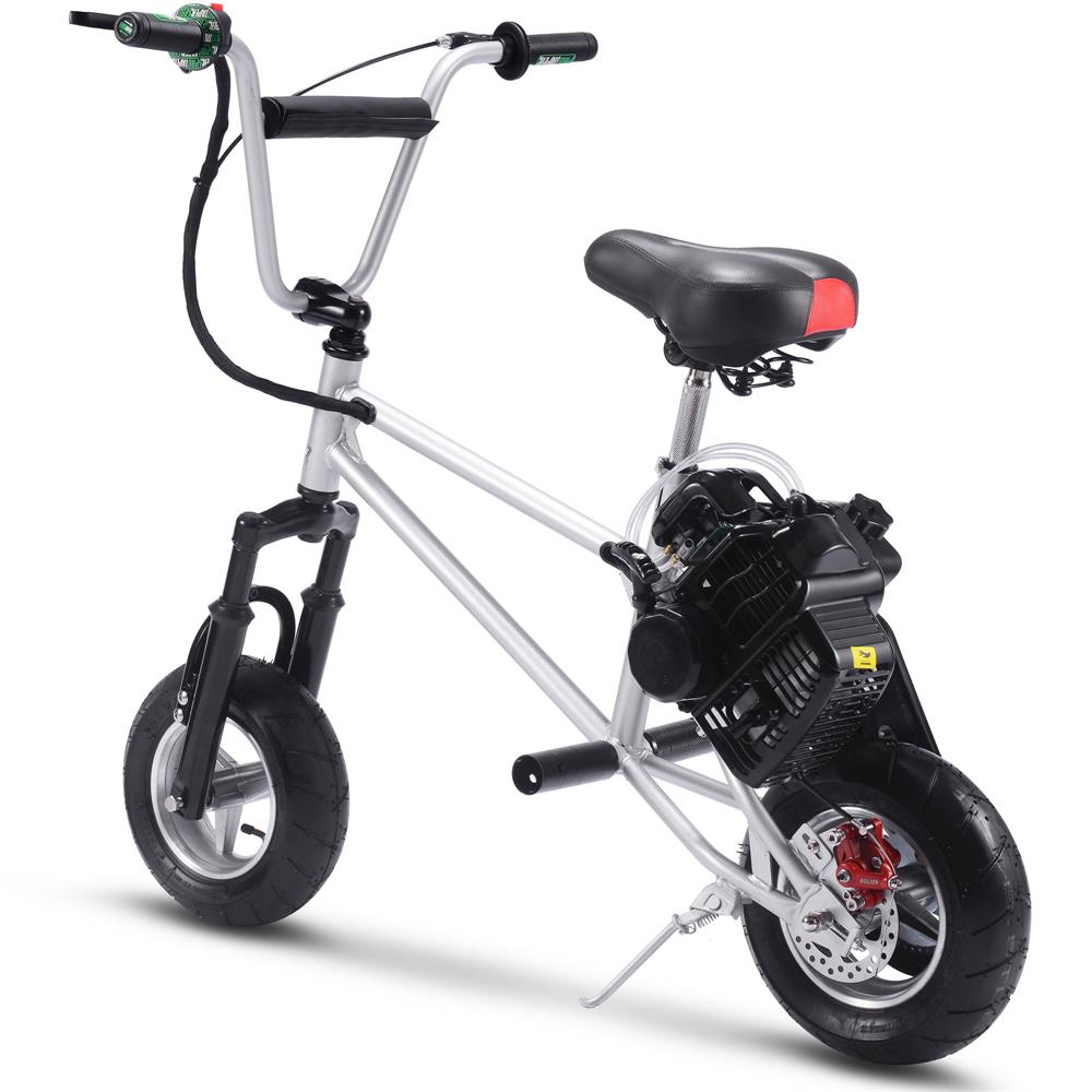 MotoTec 49cc 2-Stroke V2 Kids EPA Approved Gas Mini Bike Scooter - Upzy.com