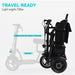 MotoTec 700W 48V 3 Speed Folding Portable Travel Dual Motor Mobility Electric Trike - Upzy.com