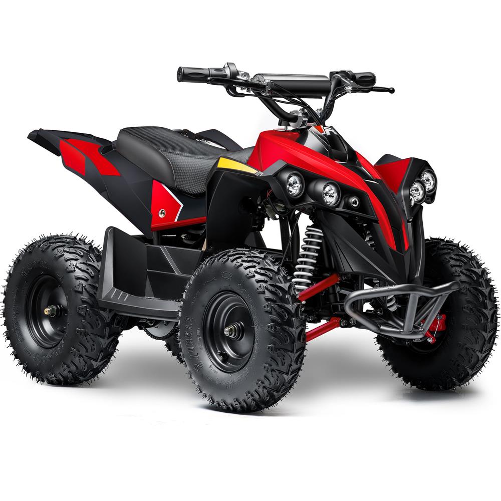MotoTec E-BULLY 1000W 36V Kids Suspension Electric Quad All-Terrain Vehicle ATV