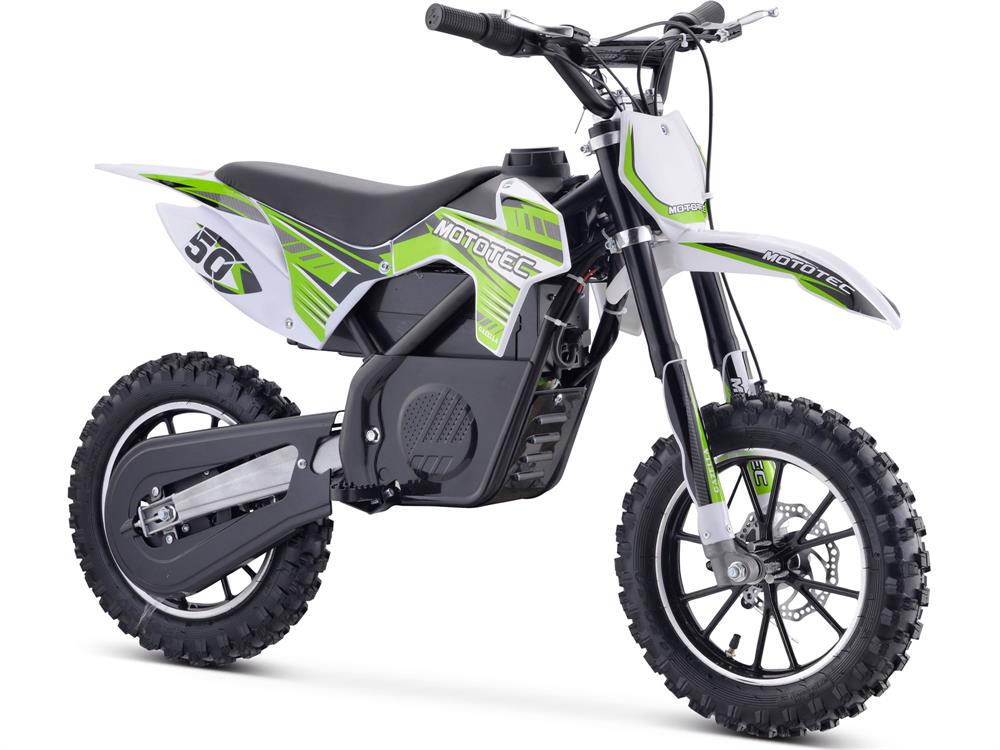 MotoTec Gazella 500W 24V Electric Dirt Bike, Front Rear Suspension, MT-Dirt-500 - Upzy.com