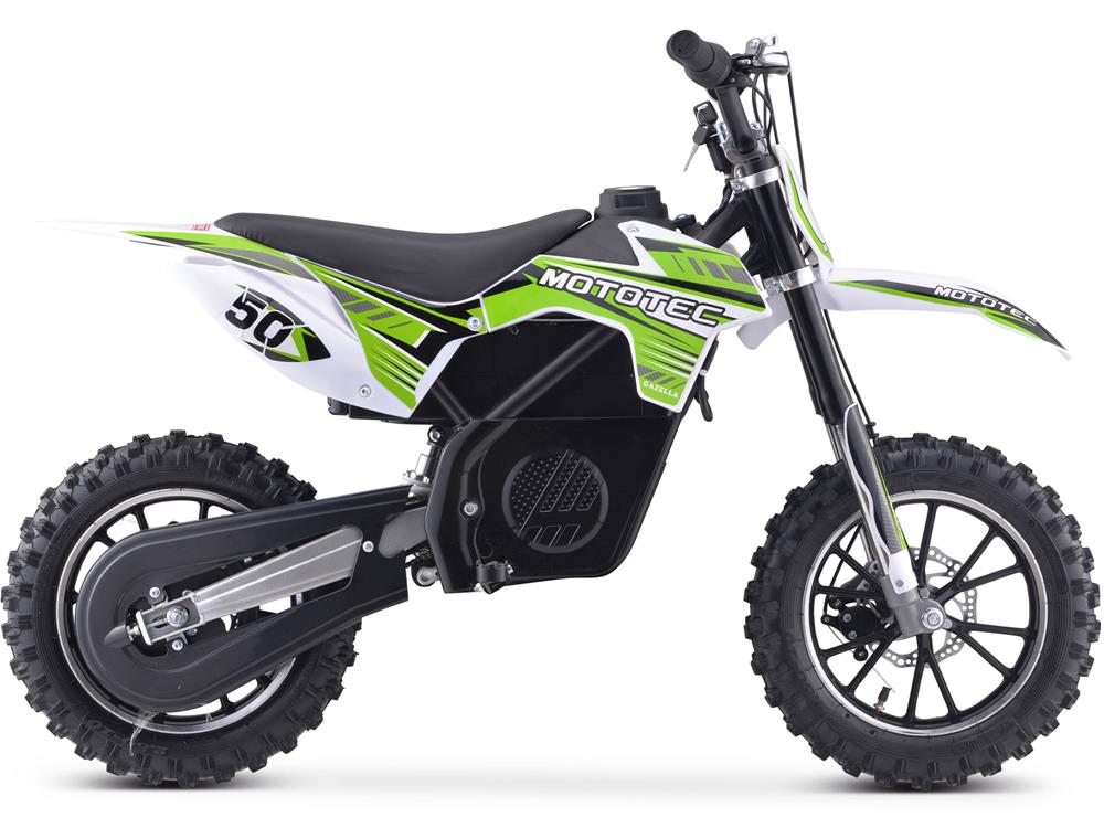 mototec roadster 48v 500w lithium electric bicycle MotoTec Gazella 500W 24V MT-Dirt-500 Electric Dirt Bike, Suspension — Upzy.com
