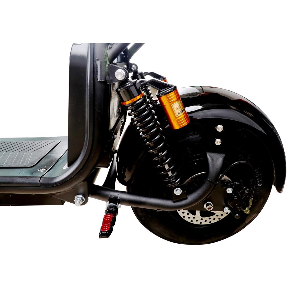 MotoTec Knockout 2000W 60V 36Ah Seated Fat Tire Lithium Electric Scooter - Upzy.com
