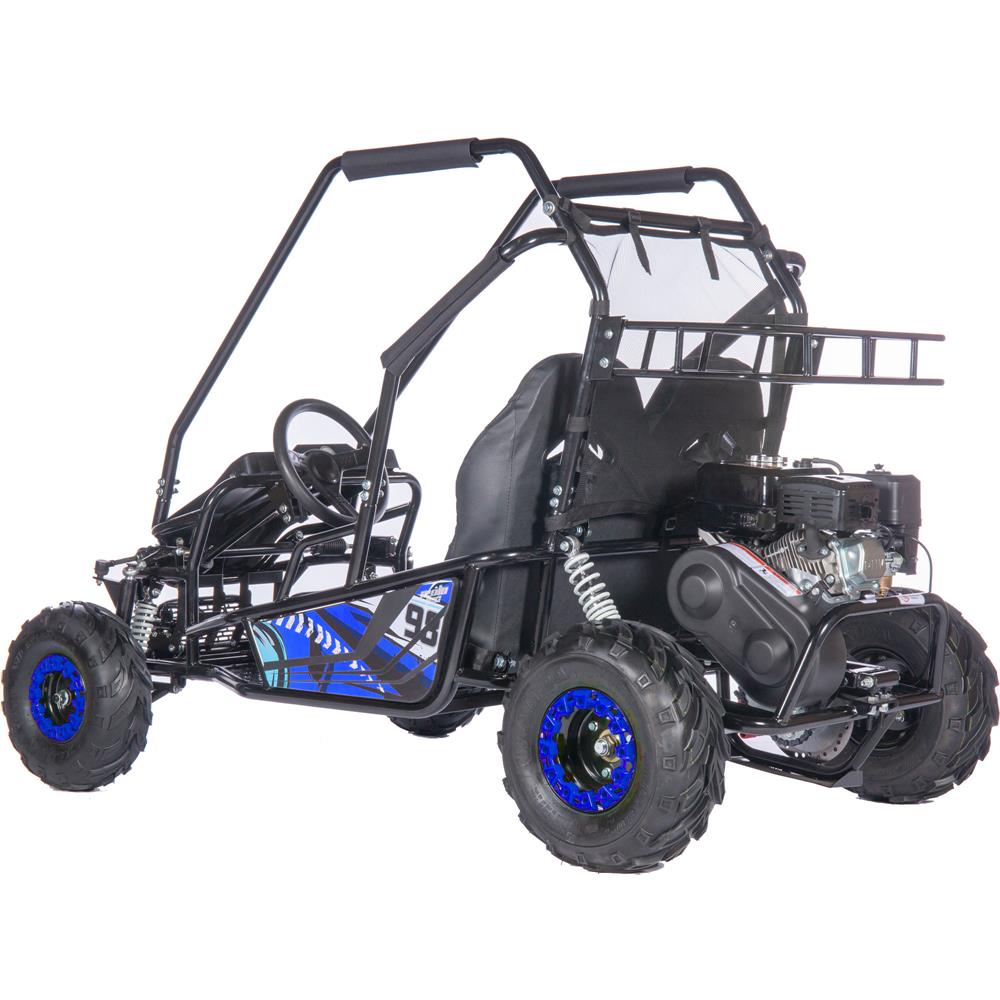 MotoTec Mud Monster XL 212cc 2 Seat Full Suspension Kids' Gas Go-Kart - Upzy.com