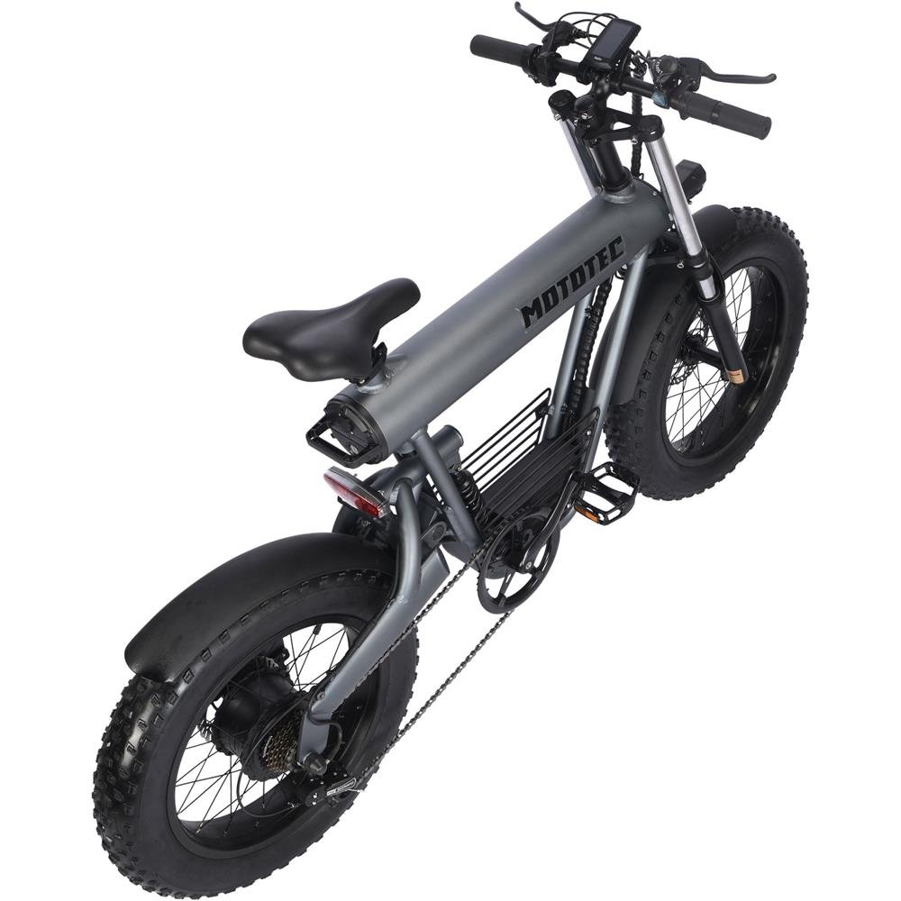 MotoTec Roadster 500W 48V 15Ah Suspension Fat Tire Lithium Electric Scooter - Upzy.com