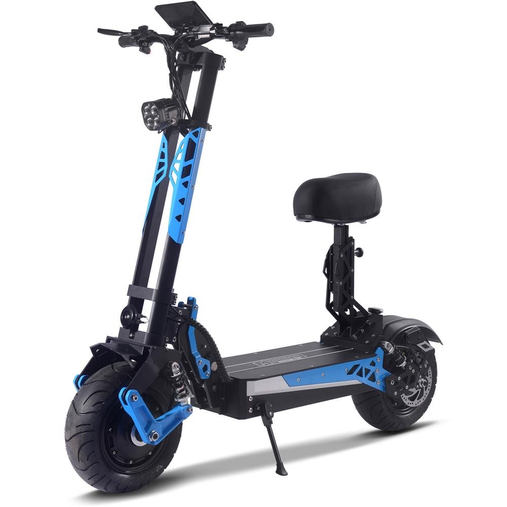 MotoTec SWITCHBLADE 4000W 60V Dual Suspension & Hub Motor Electric Scooter