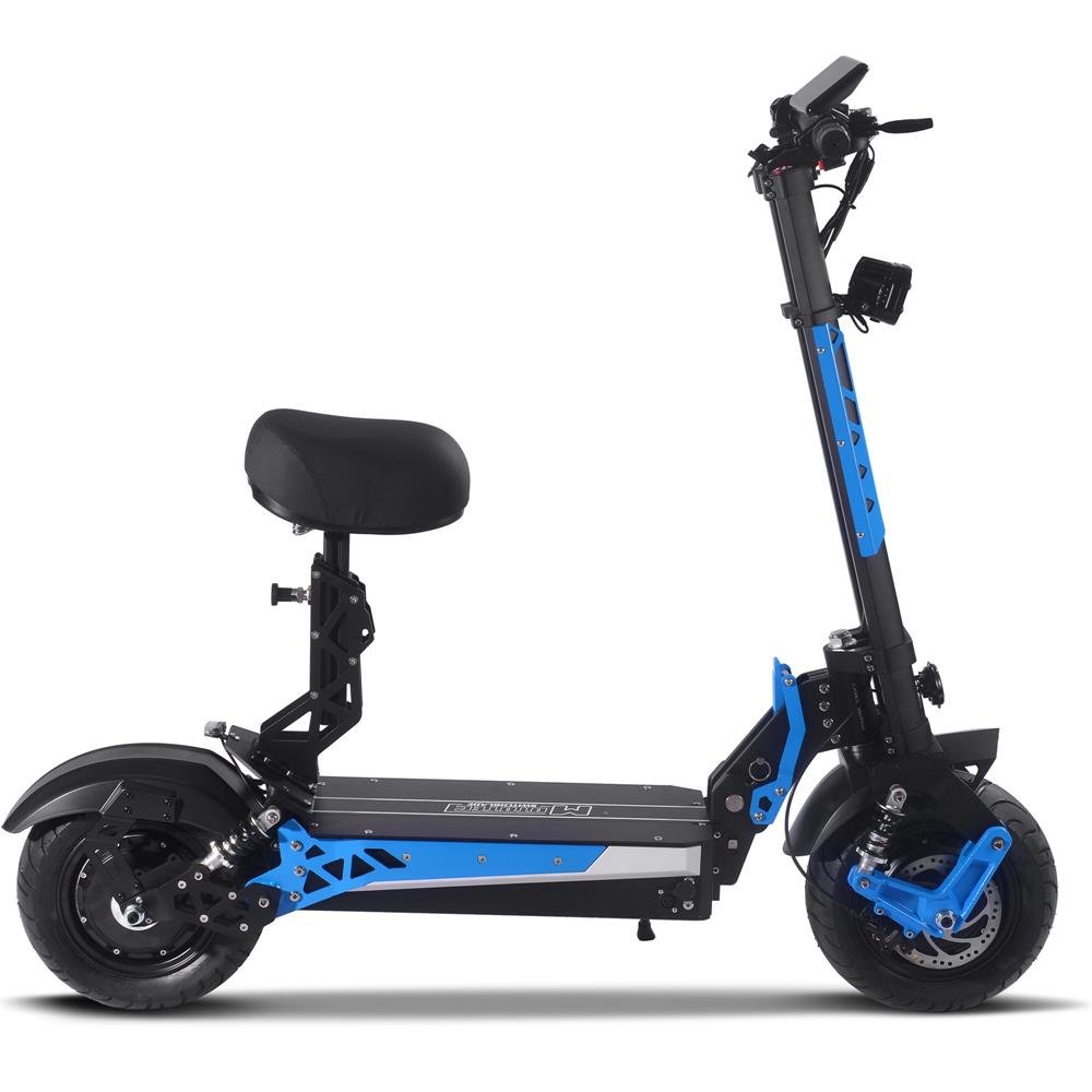 MotoTec SWITCHBLADE 4000W 60V Dual Suspension & Hub Motor Electric Scooter