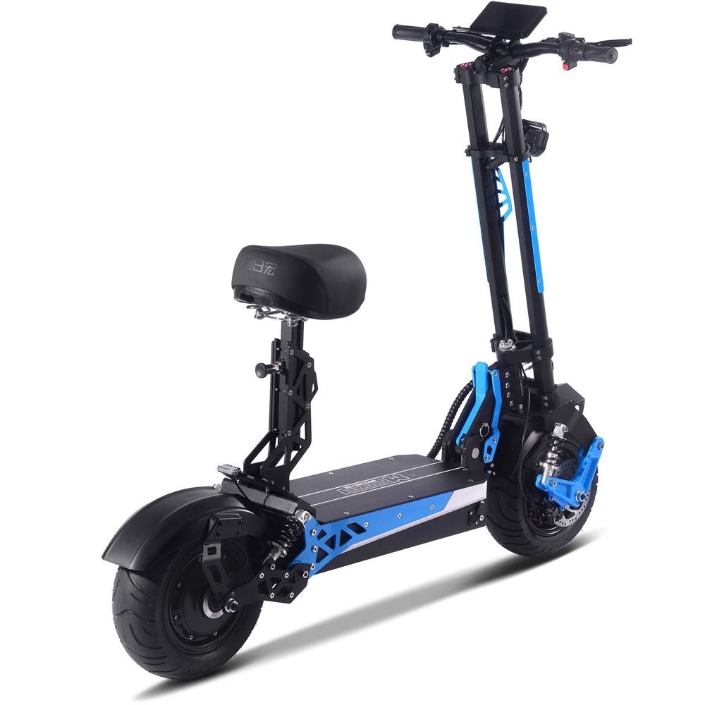 MotoTec SWITCHBLADE 4000W 60V Dual Suspension & Hub Motor Electric Scooter