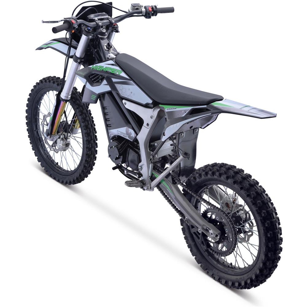 2025 MotoTec Venom 12000W 72V Lithium Electric Dirt Bike, White