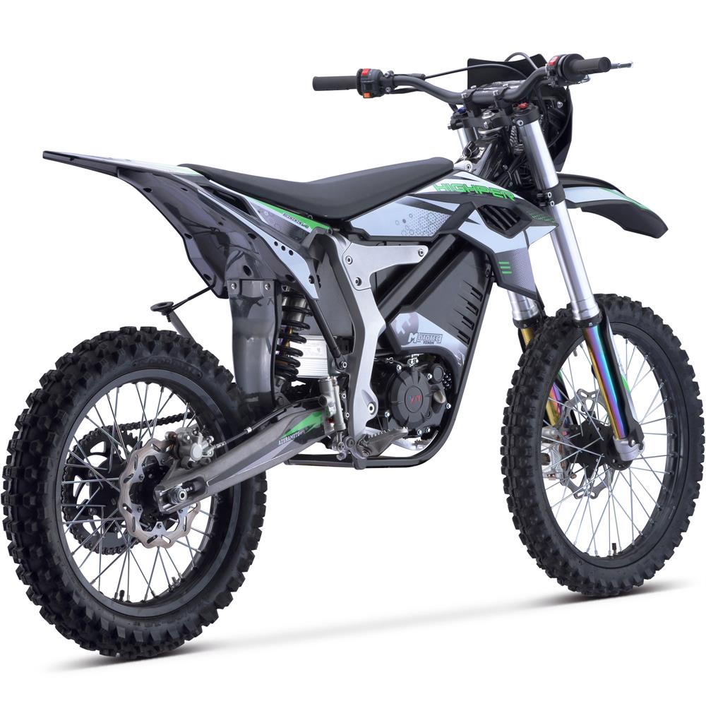 2024 MotoTec Venom 12000W 72V Lithium Electric Dirt Bike, White