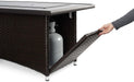 Outdoor GreatRoom BALSAM MONTEGO MG-1242-BLSM-K Gas Crystal Fire Pit Coffee Table - Upzy.com