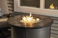 Outdoor GreatRoom Edison ED-20 Round Gas Fire Pit Table, Crystal Fire Burner - Upzy.com