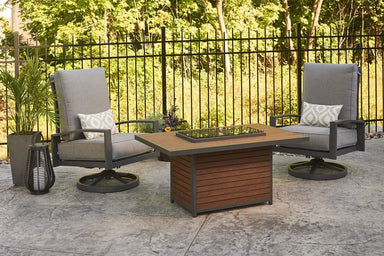 Outdoor GreatRoom KENWOOD KW-1224-19-K RECTANGULAR Chat Height Gas Fire Pit Table - Upzy.com