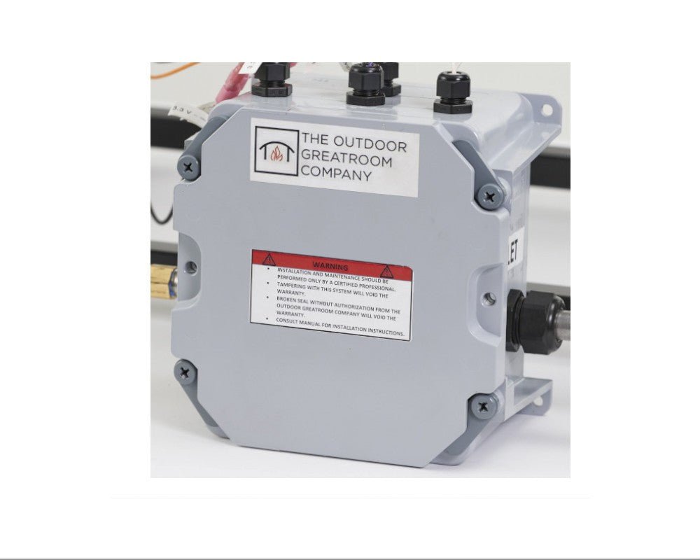 Outdoor GreatRoom KENWOOD KW-1242-K LINEAR Dining Height Gas Fire Pit Table - Upzy.com