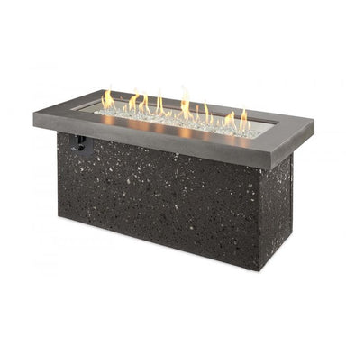 Outdoor GreatRoom KEY LARGO KL-1242-MM Linear Outdoor Gas Fire Pit Table - Upzy.com