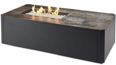 Outdoor GreatRoom KINNEY Rectangular Outdoor Gas Fire Pit Table KN-1224 - Upzy.com