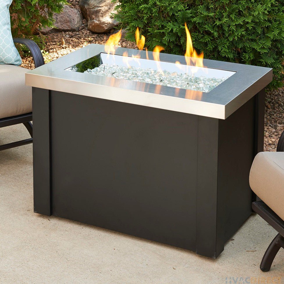 Outdoor GreatRoom PROVIDENCE PROV-1224 Rectangular Fire Pit Table - Upzy.com