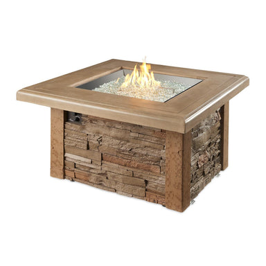 Outdoor GreatRoom SIERRA Square Gas Fire Pit Table, SIERRA-2424-M-K - Upzy.com