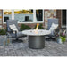 Outdoor GreatRoom White Onyx Beacon Chat Height Gas Fire Pit Table, BC-20-WO - Upzy.com
