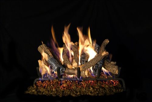Real Fyre R.H. Peterson CHDS-18/20 Vented Charred Oak Stack Gas Log, Logs Only