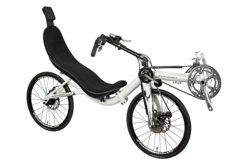 Performer Foldable Performer Conquer Front Wheel Drive FWD Folding Recumbent Bike — Upzy.com