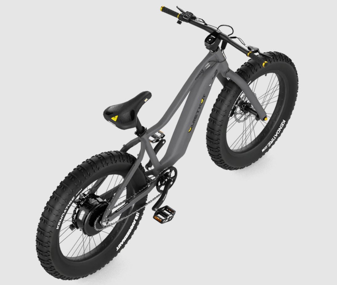 2023 QuietKat PIONEER 48V Mid Drive Suspension Fat Tire Electric Bike