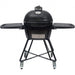 Primo PGCJRC JR 200 All-In-One Kamado Charcoal Ceramic Grill Cradle Side Shelves - Upzy.com