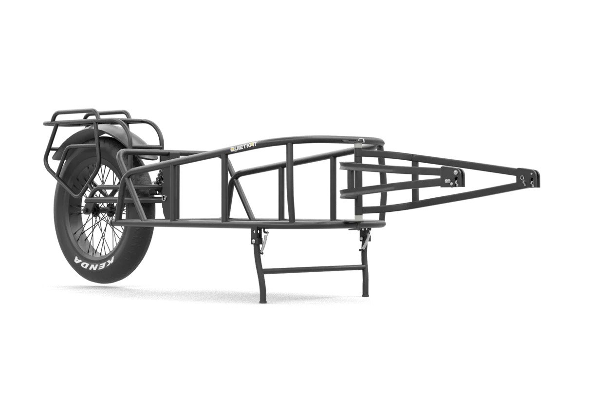 QuietKat Single-Wheel All-Terrain CARGO Bike Trailer