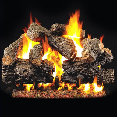 Real Fyre R.H. Peterson CHB30 Vented Charred Royal English Oak Log Set, Logs Only - Upzy.com