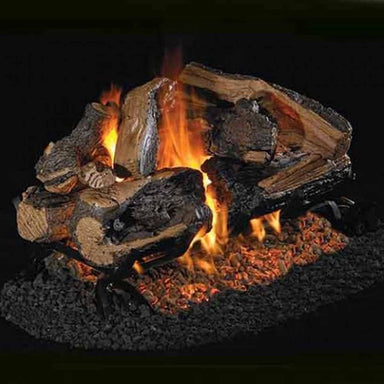 Real Fyre R.H. Peterson CHRRSO18/20 Charred Rugged Split Oak Gas Log Set, Logs Only - Upzy.com