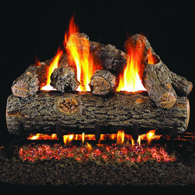 Real Fyre R.H. Peterson RDP24 Vented Oak Golden Designer Plus Log Set, Logs Only - Upzy.com