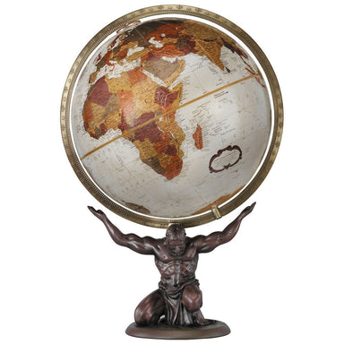 Replogle 12" ATLAS Bronze Metallic Desktop Globe - Upzy.com