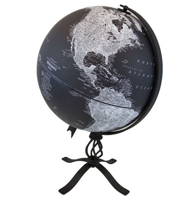 Replogle 12" HAMILTON Black Desktop Globe, Model 35528 - Upzy.com