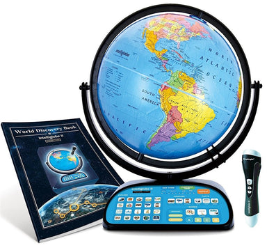 Replogle 12" INTELLIGLOBE II Deluxe Interactive Blue Ocean Globe - Upzy.com