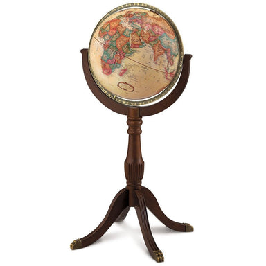 Replogle 16" SHERBROOKE II Wood Stand Antique Ocean Globe - Upzy.com