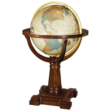 Replogle 20" ANNAPOLIS Floor Standing Antique Ocean Illuminated Globe - Upzy.com
