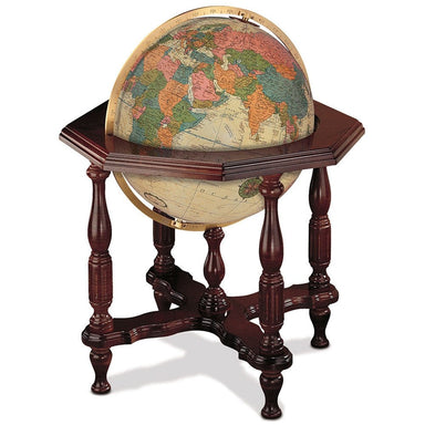 Replogle 20" STATESMAN ANTIQUE OCEAN Floor Standing Illuminated Globe - Upzy.com